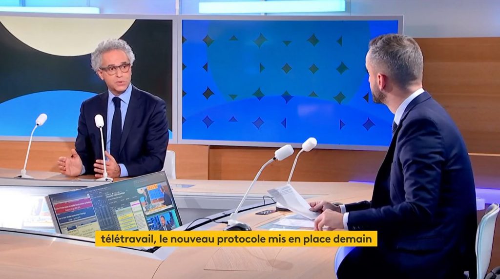 France Info | Télétravail : le nouveau protocole mis en place demain